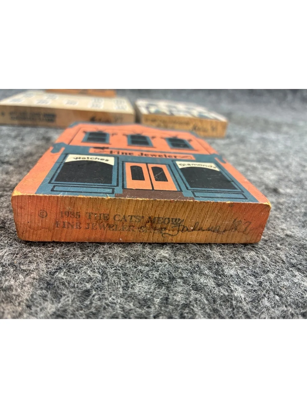 1980s Cats Meow Building Lot Congruity Tavern Architect Tailor Jeweler #2